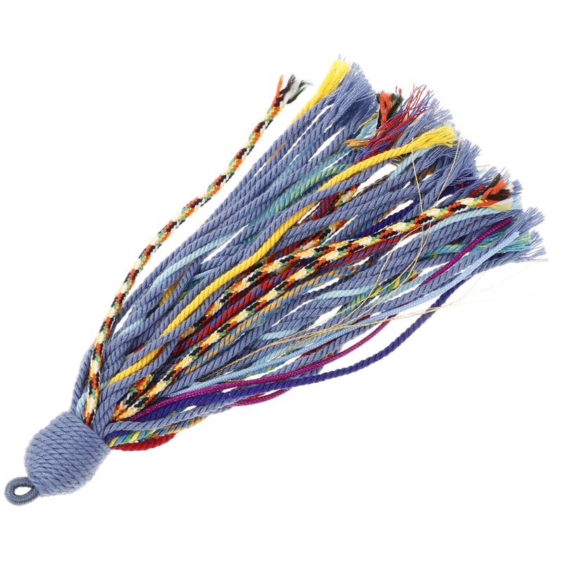 Colorful Handmade Tassel Keychain Accessories for Bags Bookmarks and Decorative Hanging - Image 2