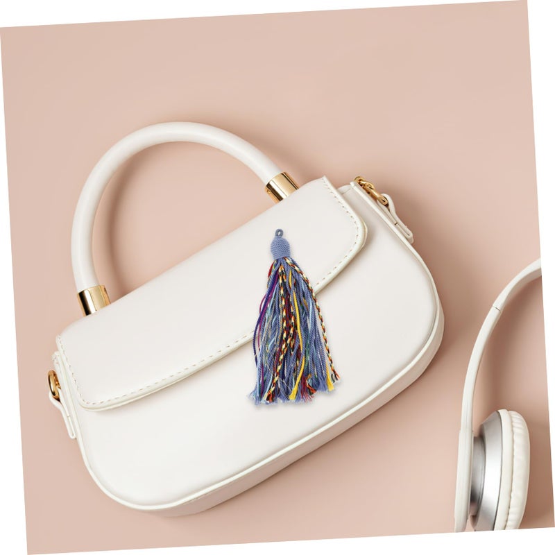 Colorful Handmade Tassel Keychain Accessories for Bags Bookmarks and Decorative Hanging - Image 5