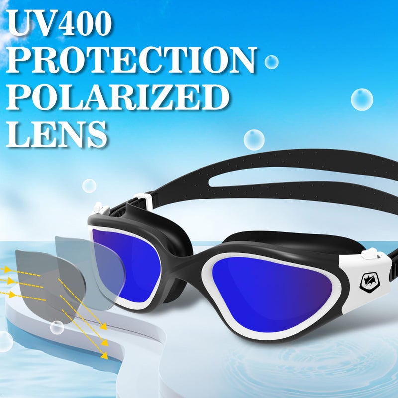 WIN.MAX Polarized Swimming Goggles Swim Pool Goggles Anti Fog Anti UV No Leakage Clear Vision for Men Women Adults Teenagers - Image 2