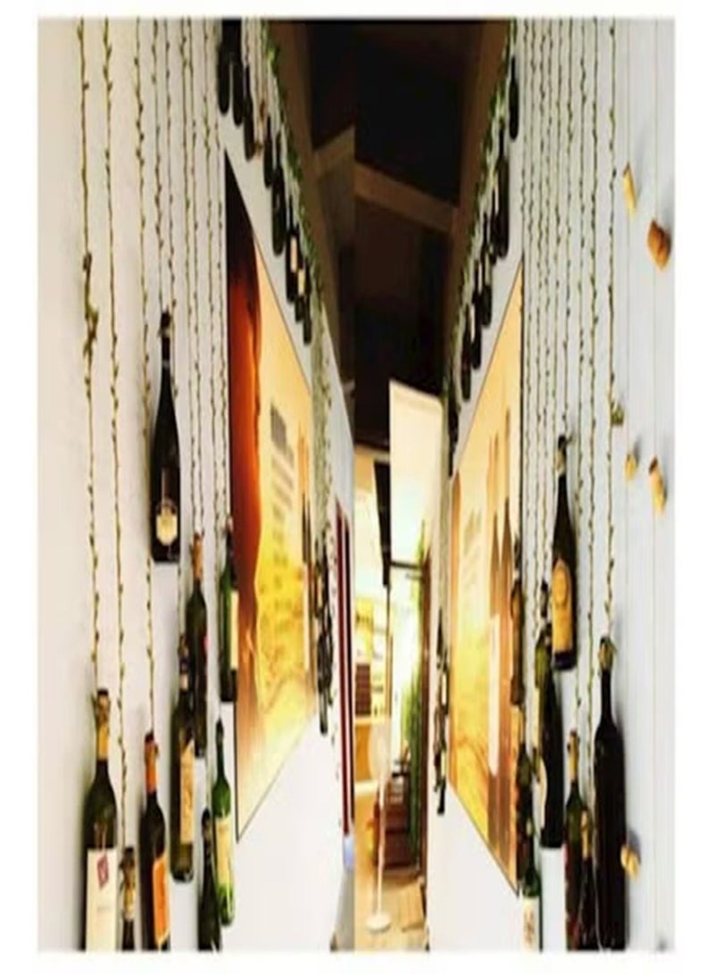Maston 10M Width 1Cm Wax Cord With Leaves Artificial Vine Fake Plant Garland Wedding - Image 4
