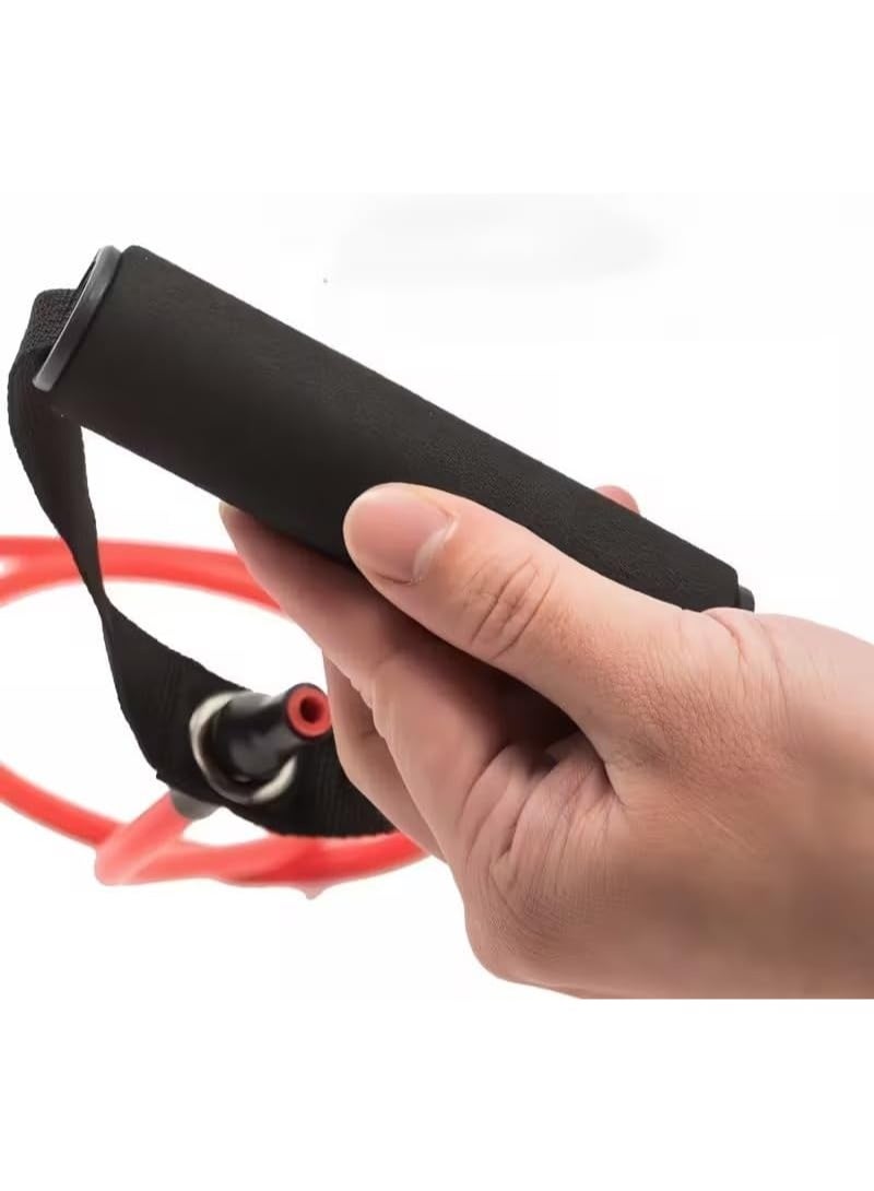 سبورت كيو حبل مقاومة مطاطي للتمارين من SportQ®️ – مقاومة عالية، مقابض مريحة، مضاد للتمزق، متعدد الاستخدامات لتمارين القوة والشد – مثالي للجيم والمنزل واليوغا واللياقة البدنية - Image 5