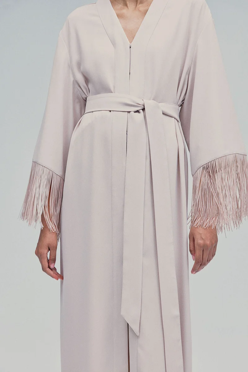 H&M Fringe-trimmed kaftan