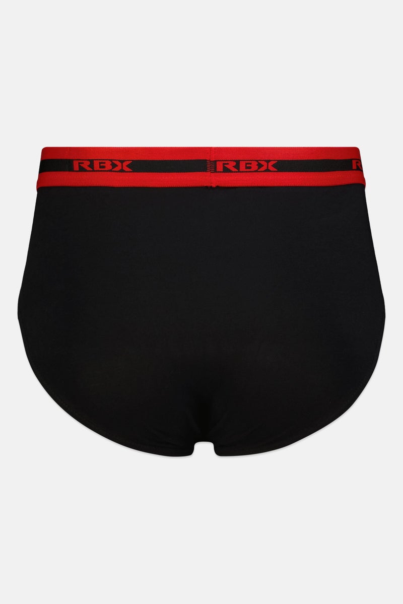 RBX Men 3 Pieces Brand Logo Boxers, Multicolor - Image 3