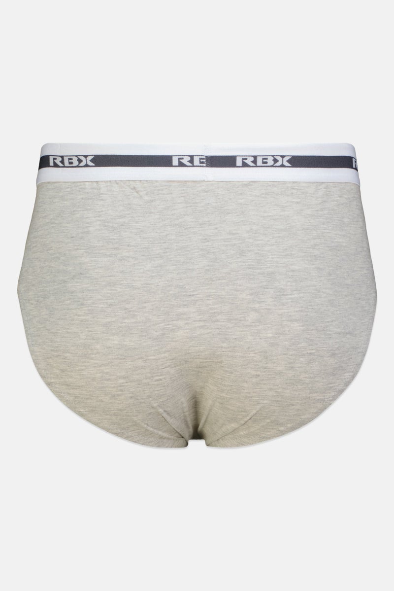 RBX Men 3 Pieces Brand Logo Boxers, Multicolor - Image 4