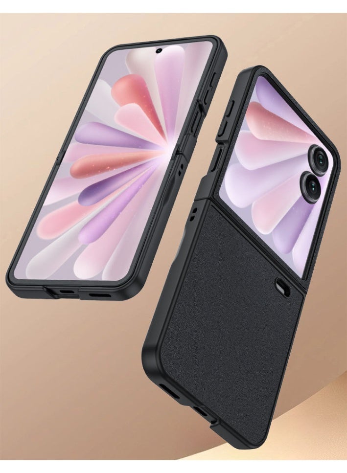 general Case Compatible with Honor Magic V Flip 2, Kevlar Pattern Drop Ultra-thin Protective Case and Anti Shock and Anti Fall Cover for Honor Magic V Flip 2 - Image 3