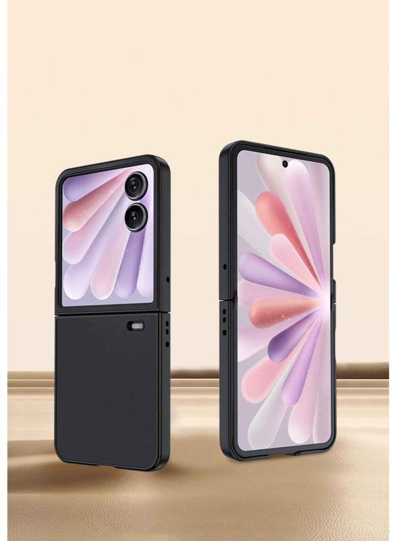 general Case Compatible with Honor Magic V Flip 2, Kevlar Pattern Drop Ultra-thin Protective Case and Anti Shock and Anti Fall Cover for Honor Magic V Flip 2 - Image 2