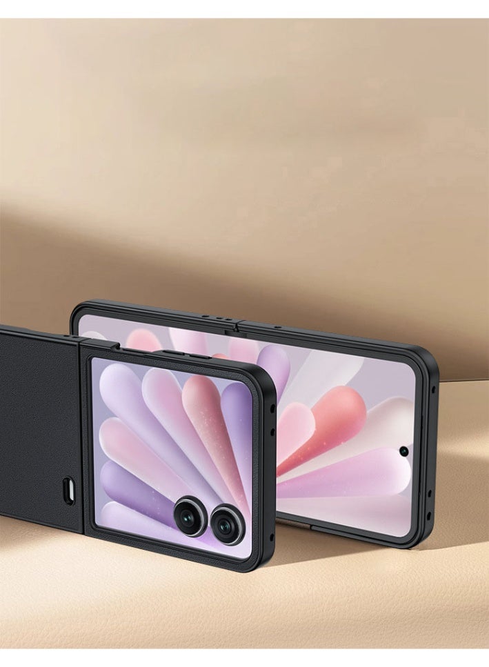 general Case Compatible with Honor Magic V Flip 2, Kevlar Pattern Drop Ultra-thin Protective Case and Anti Shock and Anti Fall Cover for Honor Magic V Flip 2 - Image 5