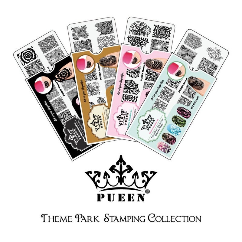 PUEEN Nail Art Stamping Plate - Animal Safari 01 - Theme Park Collection 125x65mm Unique Nailart Polish Stamping Manicure Image Plates Accessories Kit - BH000713 - Image 4
