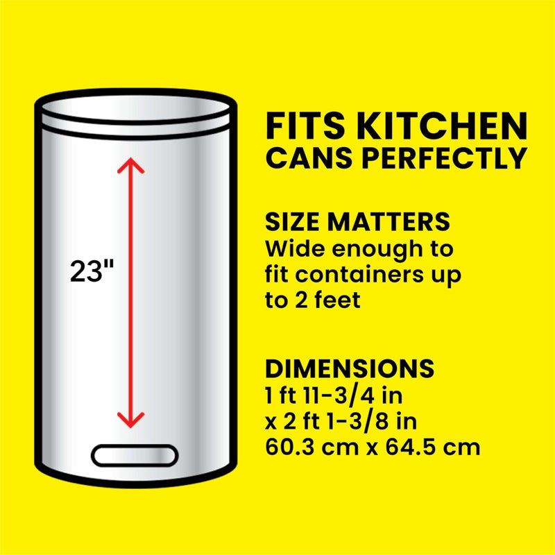 Glad ForceFlex Tall Kitchen Trash Bags, 13 Gallon, Fresh Clean, 140 Count (Package May Vary) - Image 4