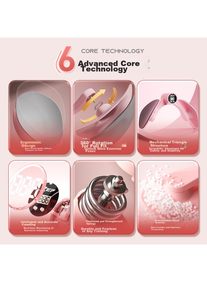 XTEP مدرب عضلات الحوض من Xtep، جهاز تمرين الساقين للرجال والنساء، رافعات الفخذ، معدات اليوغا للياقة البدنية، جهاز جمال الساقين - Image 2