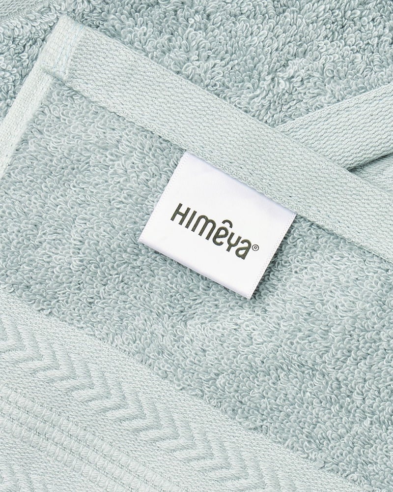 Himêya Himeya Bamboo Cotton Towels for Bath | Bath Towel Large Size | Bath Towel - Soft & Absorbent | 600 GSM | 1 Piece Bath Towel for Men/Women | 70 cms x 140 cms - Blue - Image 3