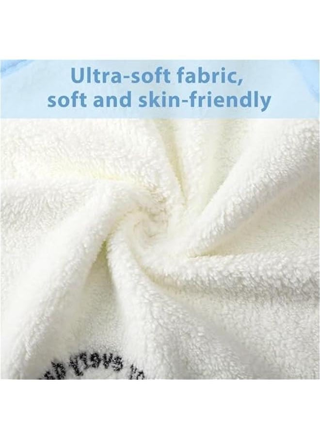 ميكسد Rayyan 5 Pcs Baby Flannel Face Cloth Soft Face Flannels Toddler Flannels Wash Towels Quick Dry Reusable Face Body Cloths With Loop For Baby Kids  - Image 3