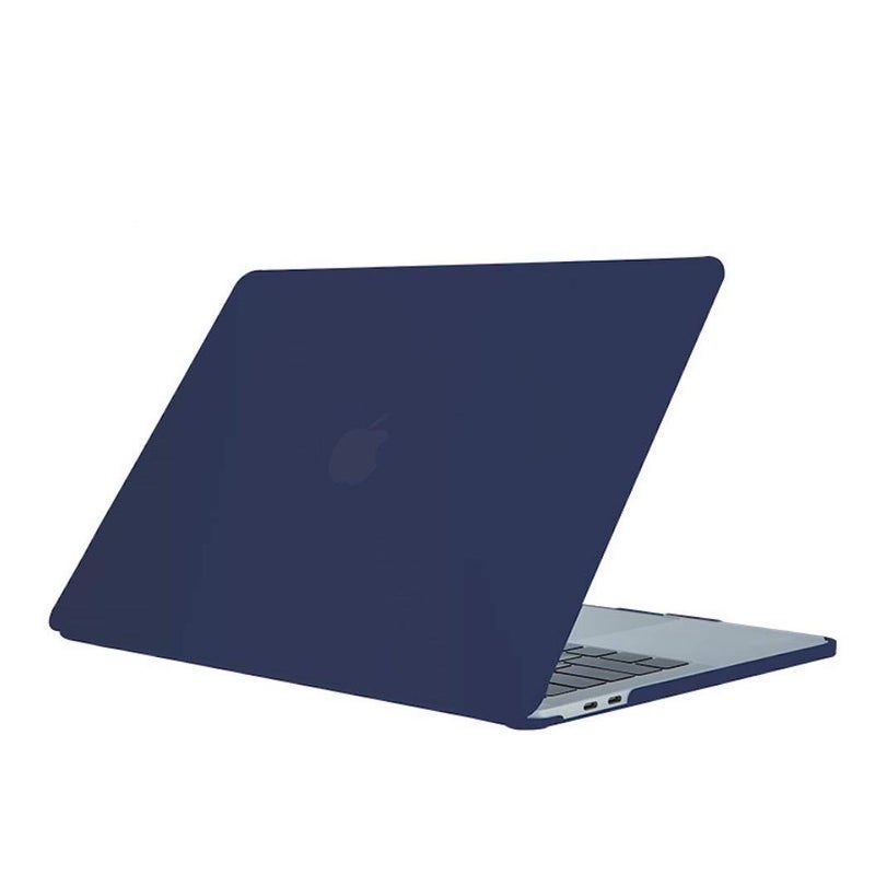 GIOIA BAZAAR Case for MacBook, Plastic Hard Shell Case Cover Only Compatible with MacBook Air 13 inch (2020 2019 2018 Release) M1 A2337 A2179 A1932 with Retina Display & Touch id(Matte Navy Blue) - Image 1