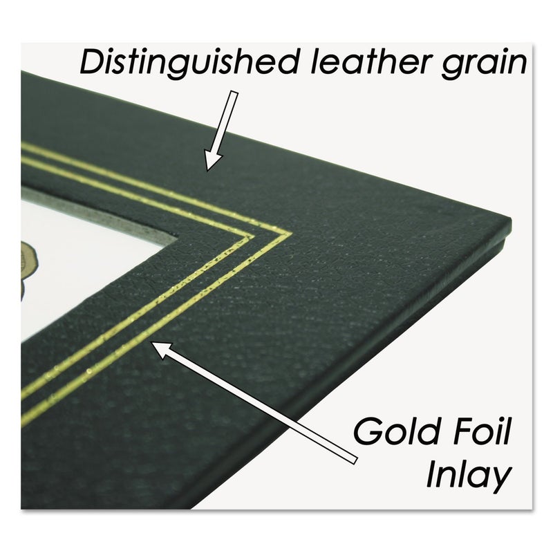 NuDell 21202 Leatherette Document Frame  8-1/2 x 11  Black (Pack of Two) - Image 3