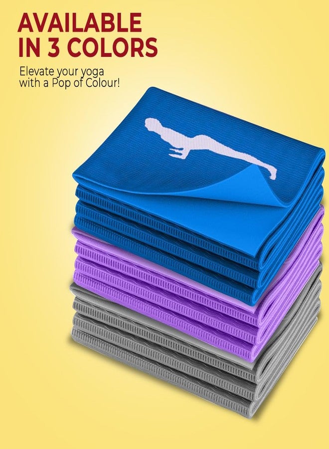 Fabsouk EVA Folable Yoga Mats For Women Foldable Yoga Mat With Bag For Men Exercise Mat For Home Workout Gym Mat Anti Slip Yoga Mat 5MM Workout Mat (Purple) - Image 5