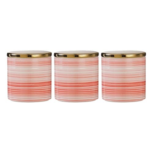 UMAI Ceramic Jars for Kitchen Storage with Bamboo Lids | Airtight Kitchen Containers Set | Multipurpose Jars for Pickles, Nuts, Dry Fruits | 720ml Each | Set of 3 | Diwali Gift Items | - Image 2