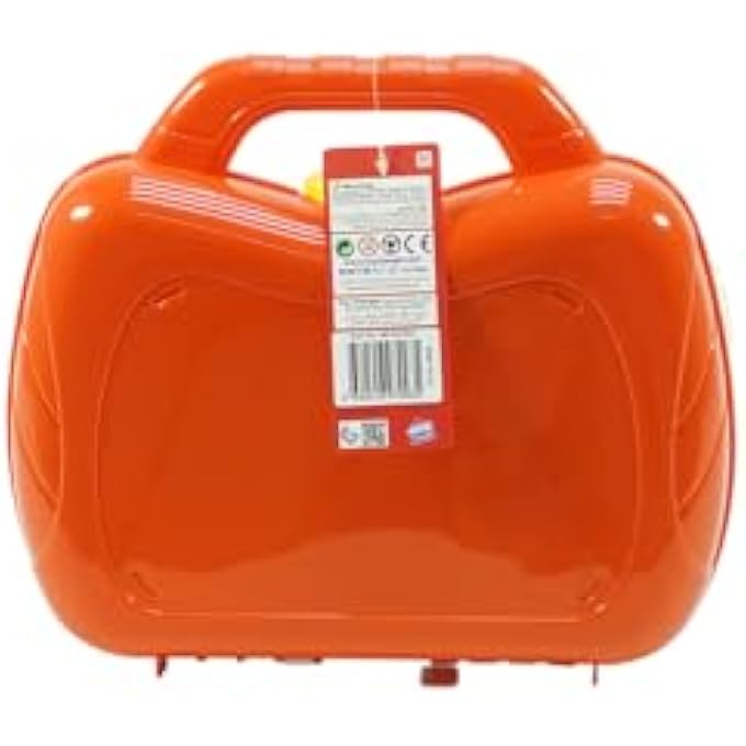 TOOL SET  VIBRANT (ORANGE) TOOL KIT WITH HAMMER, SCREWDRIVER, WRENCH & MORE, DURABLE PLASTIC, PROMOTES IMAGINATIVE PLAY & FINE MOTOR SKILLS, CONVENIENT CARRY CASE, IDEAL FOR KIDS - Image 3