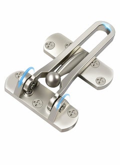Excefore Hotel Anti-Theft Buckle, Door Lock Swing Rod Door Guard for Front and Inner Doors Thickened Solid Zinc Alloy Reinforced Locks for Home Security Door Locks Reinforced Door Stoppers 2 Pack  - Image 1