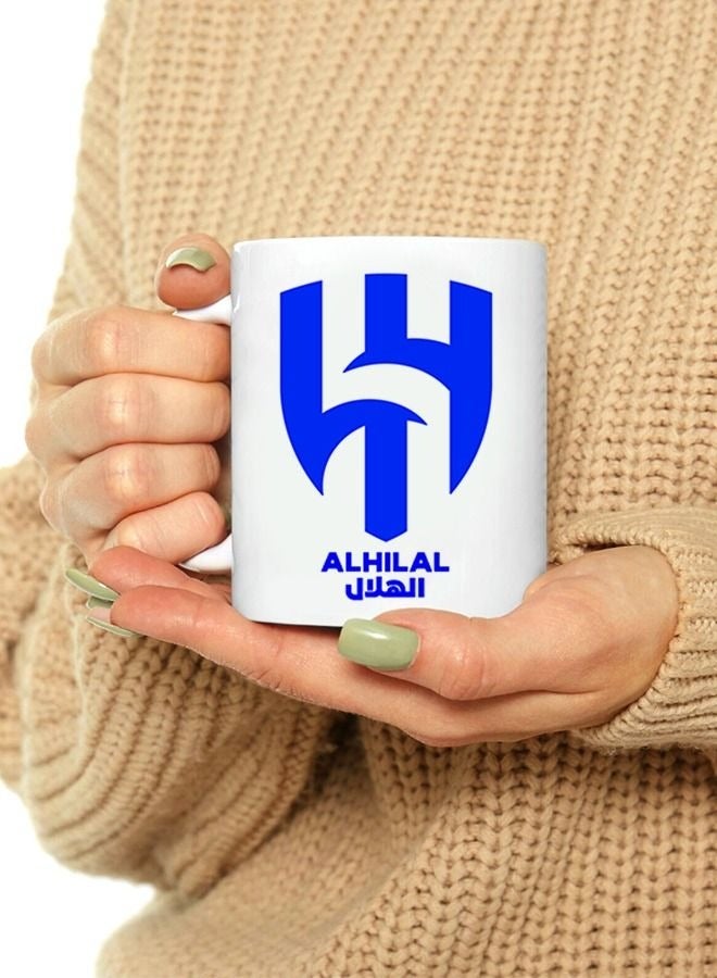Generic Coffee mug with Al Hilal Football Club logo printed  - Image 2