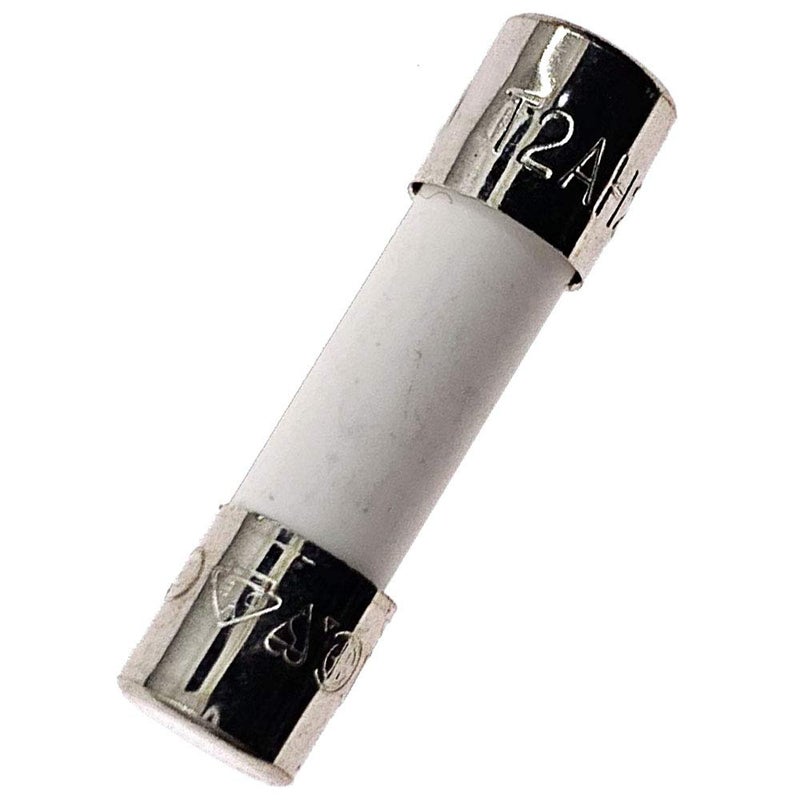 ChengHongXing 10PCS Ceramic fuses T2AH250V Slow-Blow 5x20mm/0.197"x0.787" 2Amp 250V (T2A) - Image 1