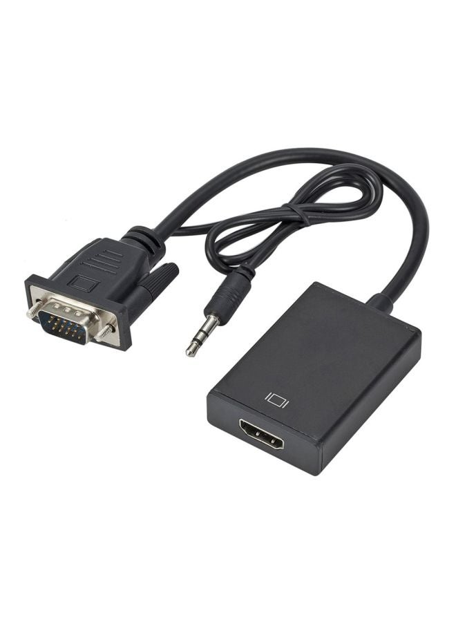 VGA To HDMI Converter Adapter Black - Image 4