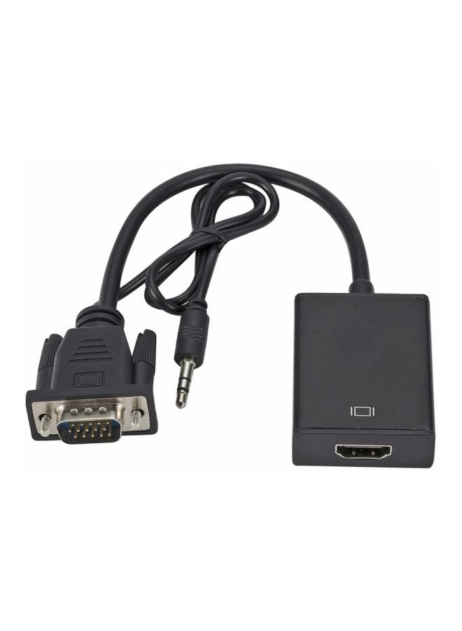 VGA To HDMI Converter Adapter Black - Image 5