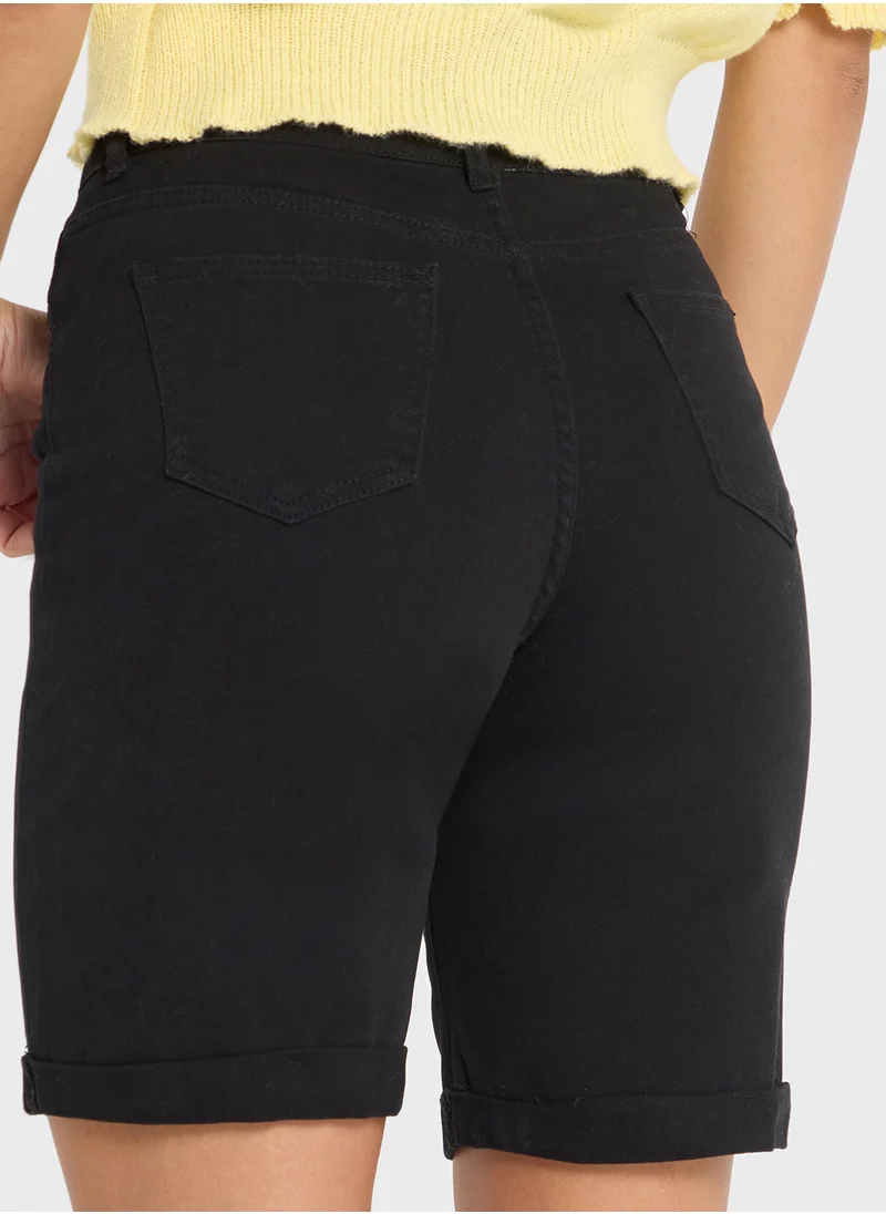 Ginger Denim Bermuda Shorts