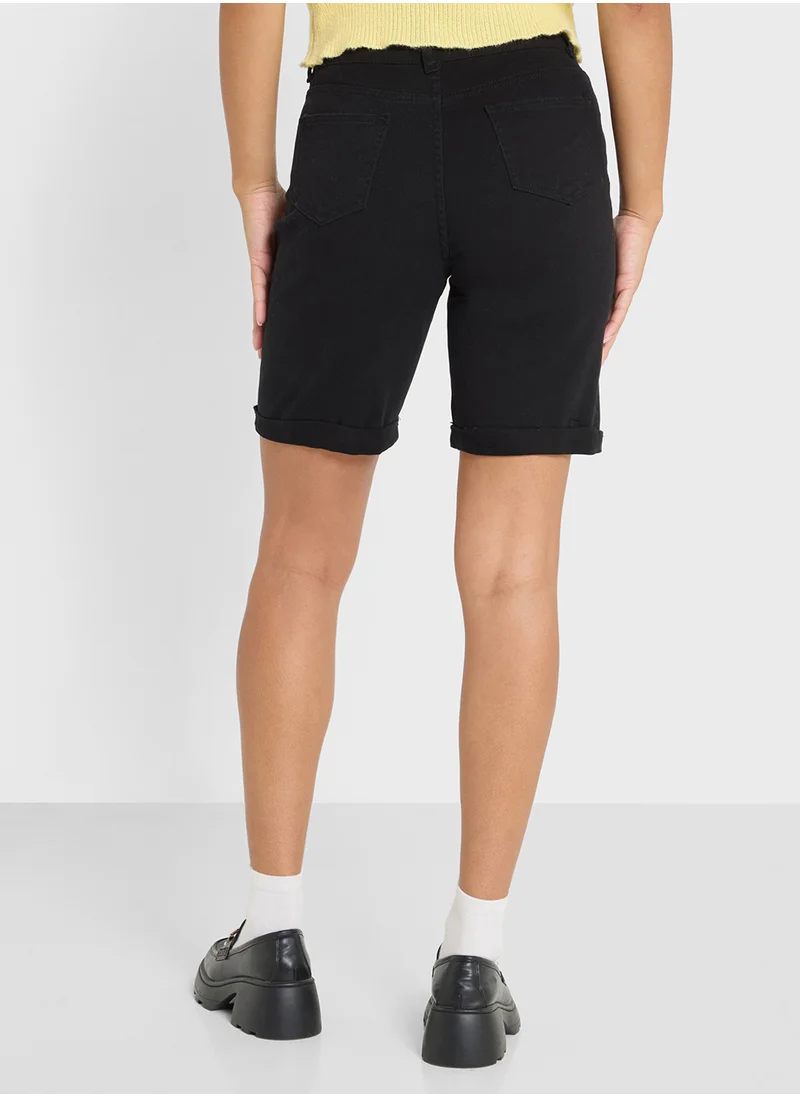 Ginger Denim Bermuda Shorts