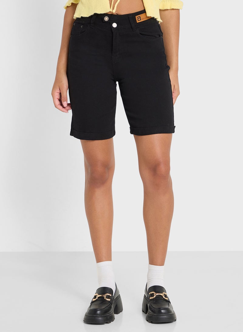 Ginger Denim Bermuda Shorts - Image 1