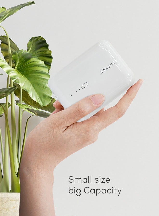 Seeken SEEKEN 10K MAH Foldable Magnetic Power Booster Wireless 22.5W Power Bank - White | Fast Charging | Portable Charger | Travel Charger | Overcharge Protection | Premium Design | High-Quality. - Image 4