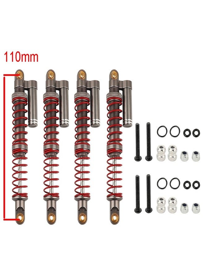Pothyes 110mm Shock Absorber Oil Adjustable RC Damper with Washer for 1/10 RC Truck Crawler Axial SCX10 90046 AXI231017 TRX-4 D90 Upgrade Part (110mm) - Image 2