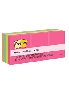 Post It 1 Pack Neon Colors Sticky Notes 38 mm x 51 mm  - Image 1