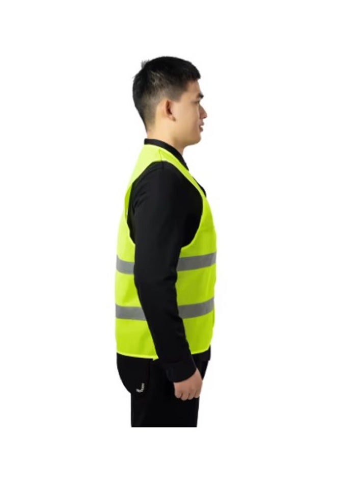 High Visibility Safety Vests with 2 Reflective Strips, Reflective Vest for Night Work, Traffic Work, Surveyors, Construction Security Guards, Yellow - Image 2