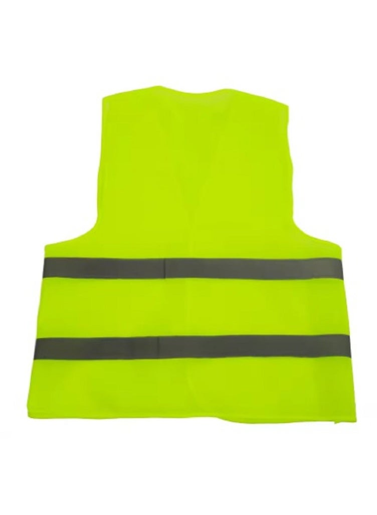 High Visibility Safety Vests with 2 Reflective Strips, Reflective Vest for Night Work, Traffic Work, Surveyors, Construction Security Guards, Yellow - Image 3