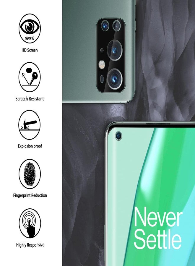 Orzero (3+2) Compatible for OnePlus 9 Pro, 3 Pack Soft TPU Screen Protector (Not Glass) + 2 Pack Camera Lens Protector, with Alignment tool Anti-Scratch Bubble-Free - Image 3