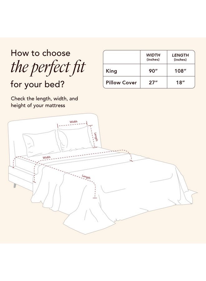 Stoa Paris Satin King Size Bedsheet with 2 Pillow Covers, 300TC Premium Bedding Set, Aesthetic Bedsheets, Ultimate Comfort, Wedding Gift for Couples, Lumiere - Navy Fiesta - Image 2