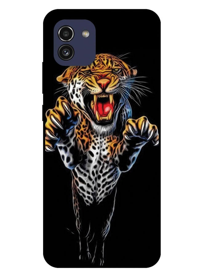 EYE CATCH Printed Protective Case Cover For Samsung Galaxy A03  -  Tiger - Image 1