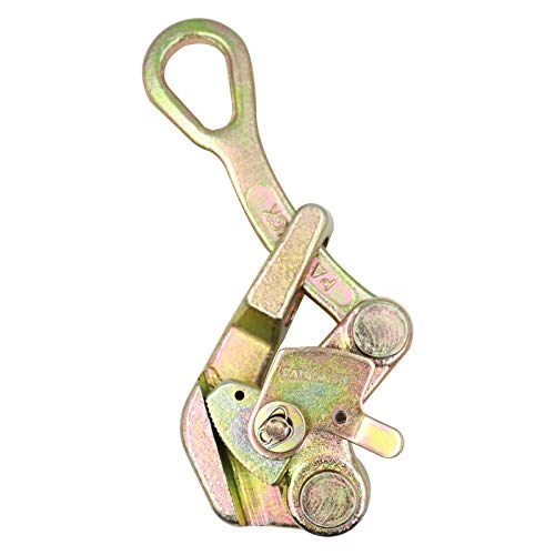 LONGADS 1T Cable Puller Grip,0.5/1/2/3T Wire Rope Pulling Clamp,Multifunctional Pulling Tightening Tool with Swing Latch (2.5-16mm/ 1/10"-4/5"),2204lbs Wire Drawing Tool Cable Clamp - Image 1