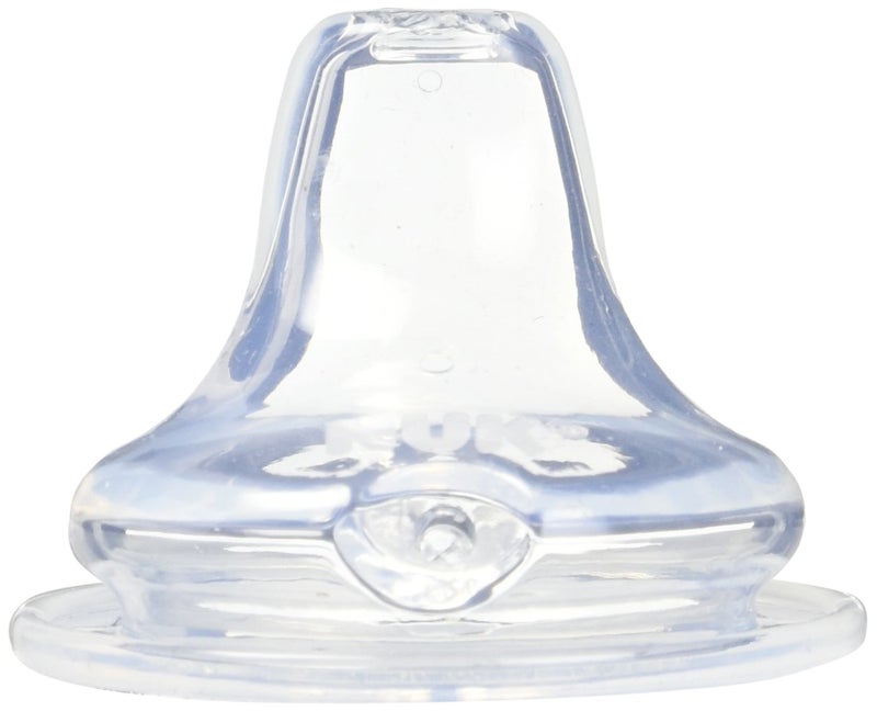 NUK 8 Clear Silicone Replacement Spouts - Image 1
