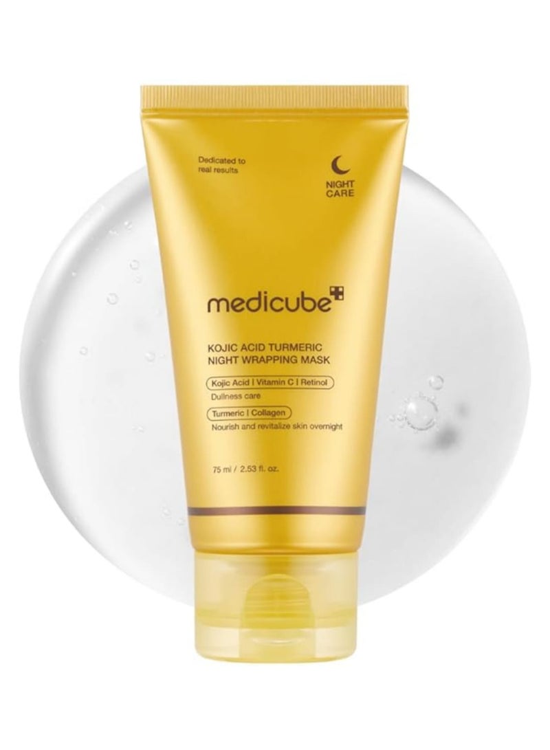 ميديكيوب قناع ميدكيوب الليلي للتفتيح المكون من حمض الكوجيك والكركم - Image 1