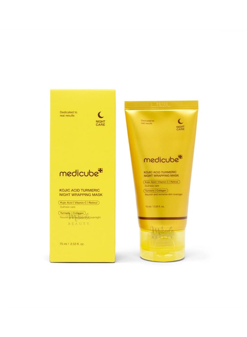 ميديكيوب قناع ميدكيوب الليلي للتفتيح المكون من حمض الكوجيك والكركم - Image 2