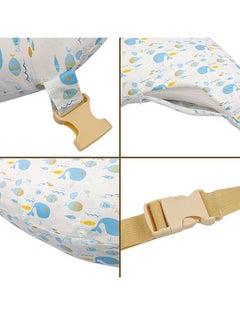 Riolio Nursing Pillow Large Breastfeeding Pillow, Mom Feeding Pillow with Baby Support Cushion Ergonomic Baby Feeding Pillow Positioner with Adjustable Waist Strap Removable Cotton Cover Newborn  - Image 4
