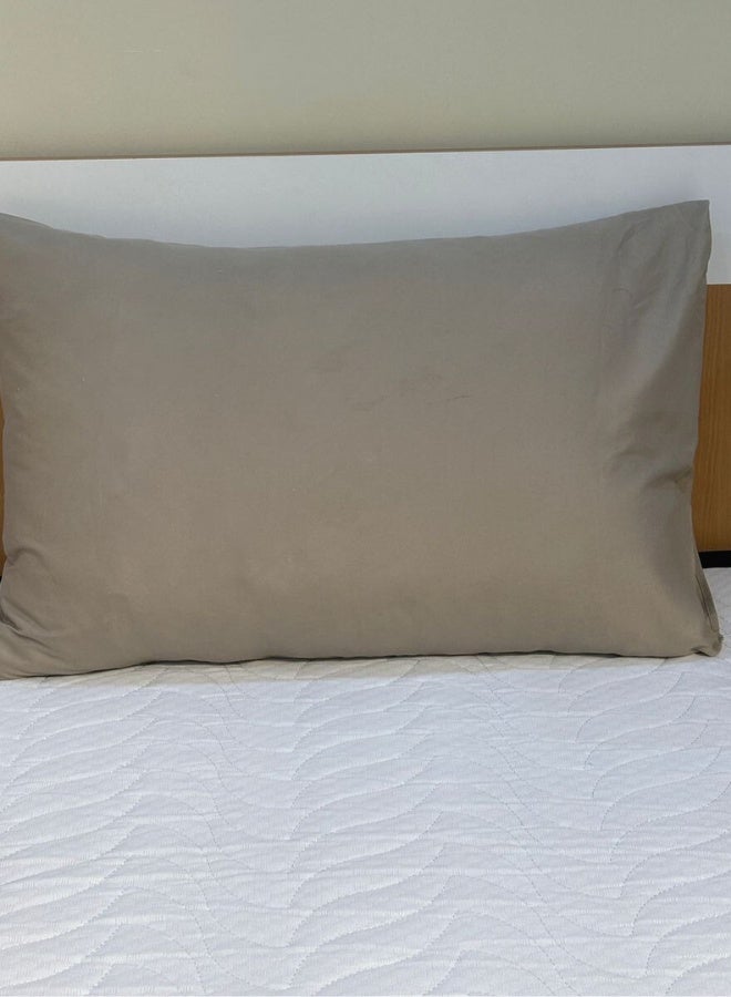 Inrest Pillow Cover 100% Soft Microfiber 50x75 cm - Dark Biege - Image 2