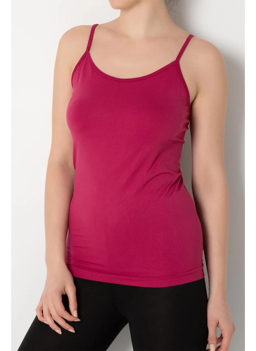 Miorre Women's Thin Strap Seamless T-Shirt
