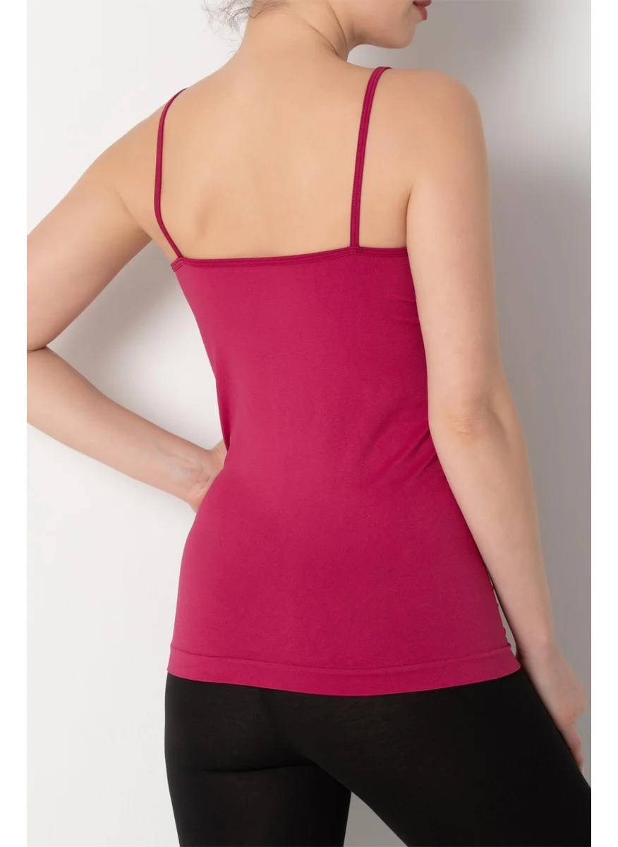 Miorre Women's Thin Strap Seamless T-Shirt