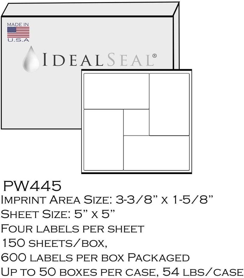 IDEALSEAL Pinwheel Postage Meter Tapes~Made in USA~ (Approved) Works in PB, Hasler, Neopost and Francotyp Postalia. 600 Tapes - Image 2