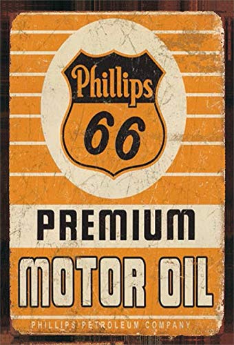 PeisTin 12 Pieces Gas and Oil Tin Signs, Retro Vintage Metal Sign for Home Man Cave Garage, 8x12 Inch/20x30cm - Image 5