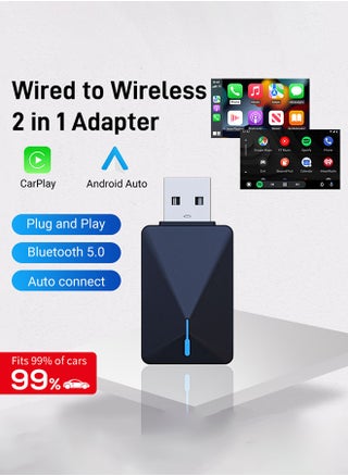 Mini Box Wired to Wireless CarPlay and Android Auto 5GHz WiFi5 Transmission Speed Plug and Play Fashionable and Portable - pzsku/Z032214103B27952025B6Z/45/_/1735282479/e8e8bc89-77b2-40fc-8b99-57ebce68399c