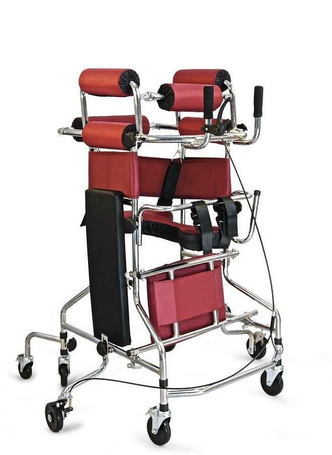 Generic - Rehabilitation Training Equipment Walking Aid Elderly Stroke Hemiplegia Walker for Disable Eight Wheels - Image 1