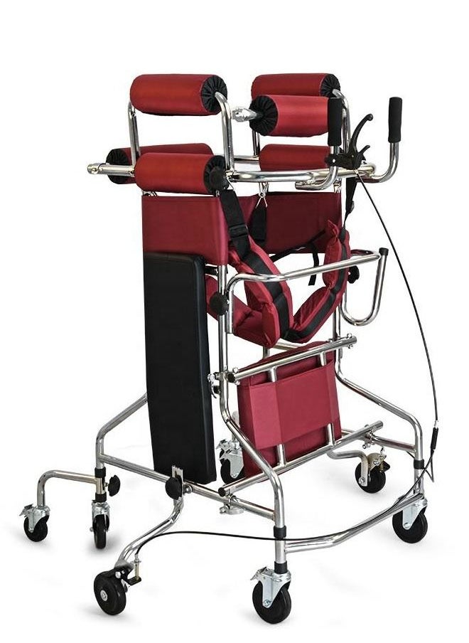 Generic - Rehabilitation Training Equipment Walking Aid Elderly Stroke Hemiplegia Walker for Disable Eight Wheels - Image 1